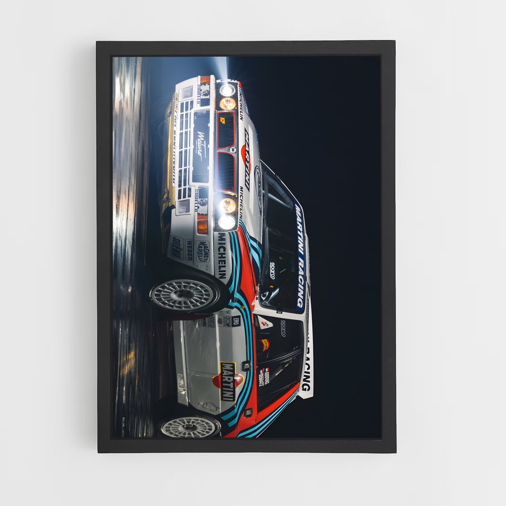 Poster Night Drive Delta – affiche Lancia (vue 2)
